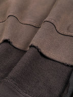 Hand-Frayed Sunfade Zip Hoodie