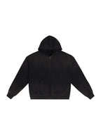 Hand-Frayed Sunfade Zip Hoodie