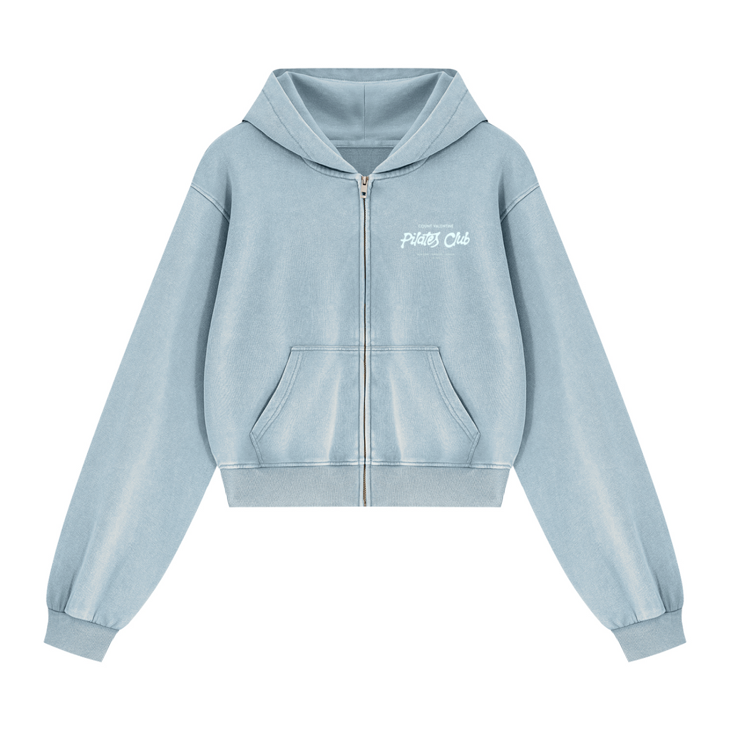 Women's Mineral Wash Full Zip Hoodie