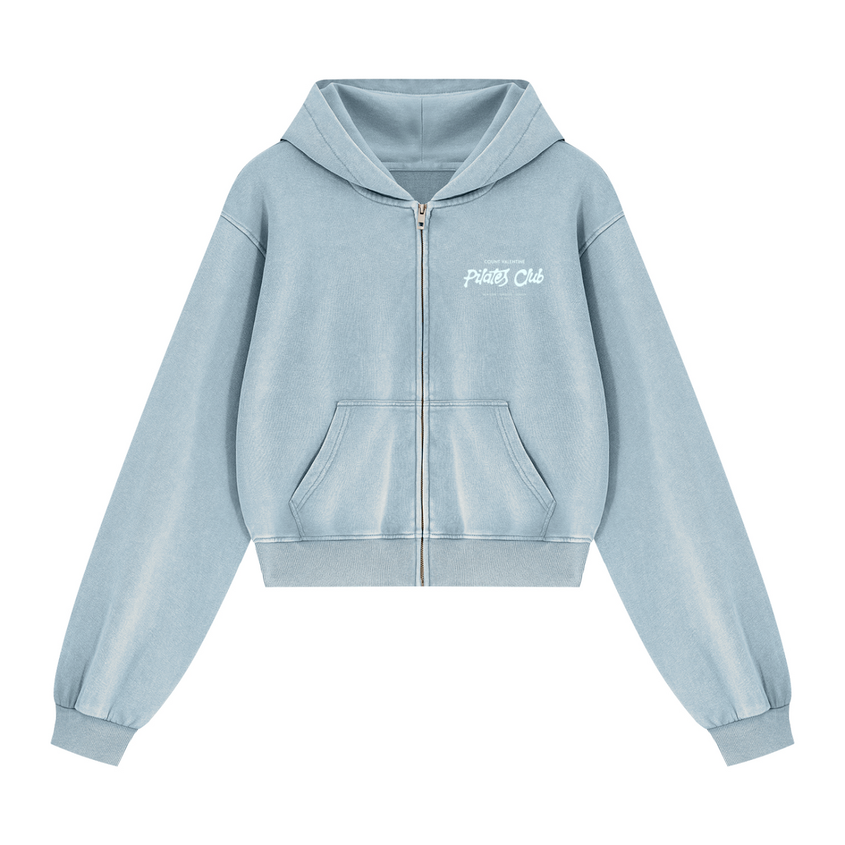 Women's Mineral Wash Full Zip Hoodie