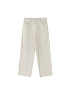 Heavyweight Cotton Straight-Leg Pants