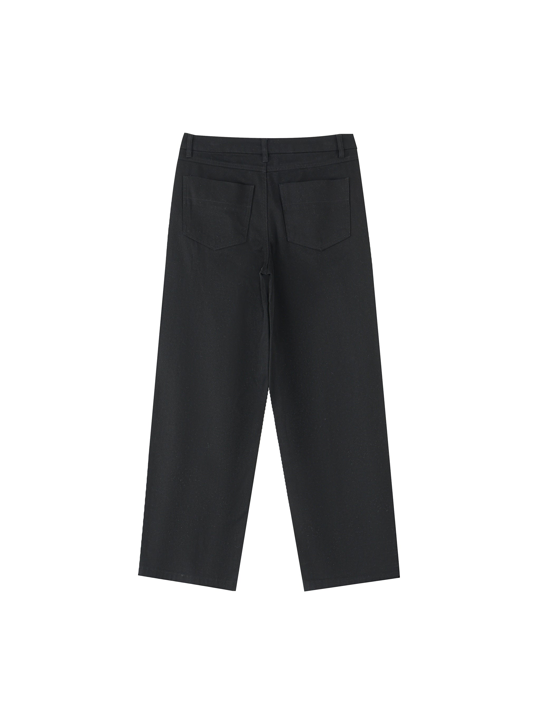 Heavyweight Cotton Straight-Leg Pants