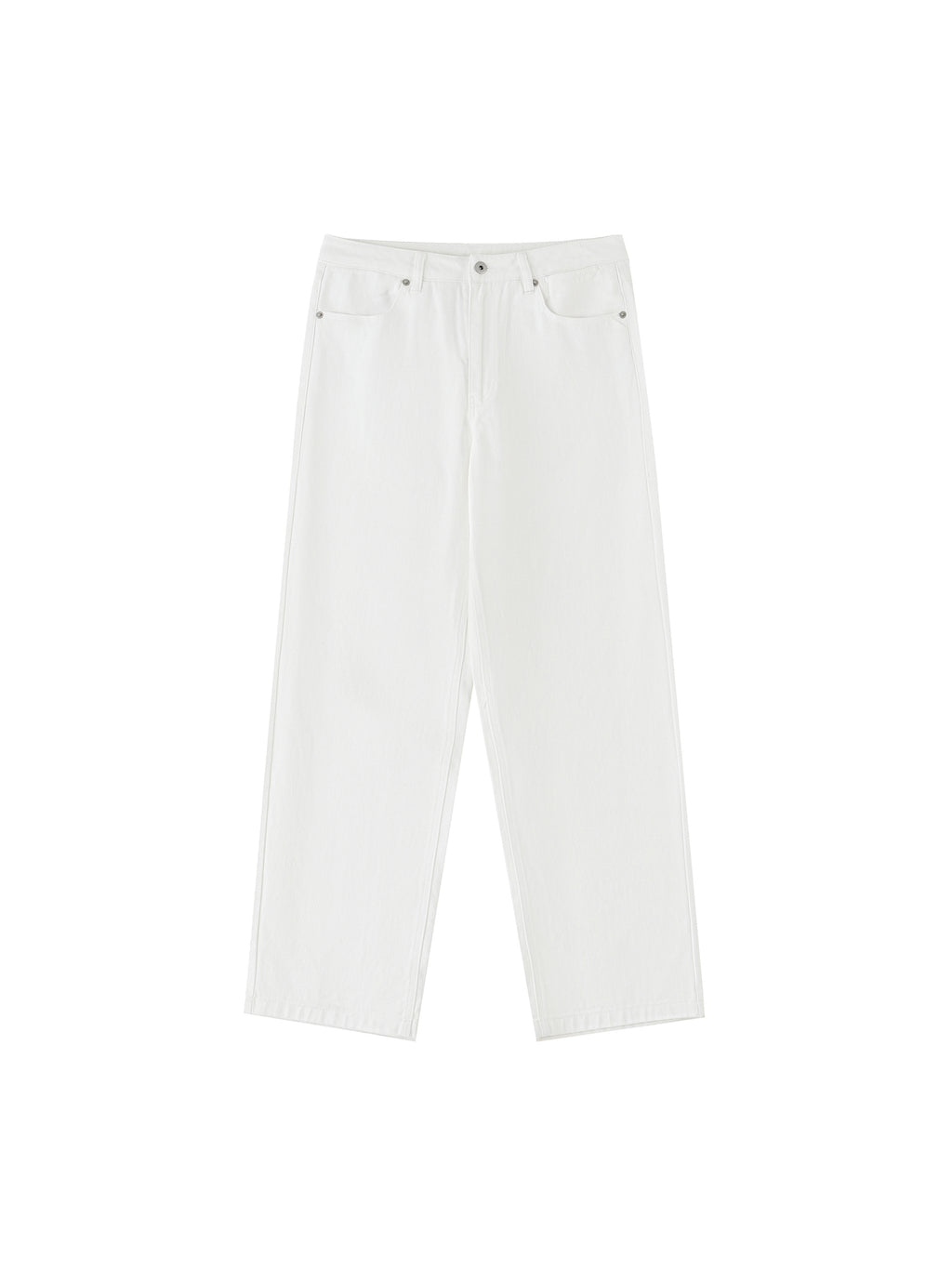 Heavyweight Cotton Straight-Leg Pants