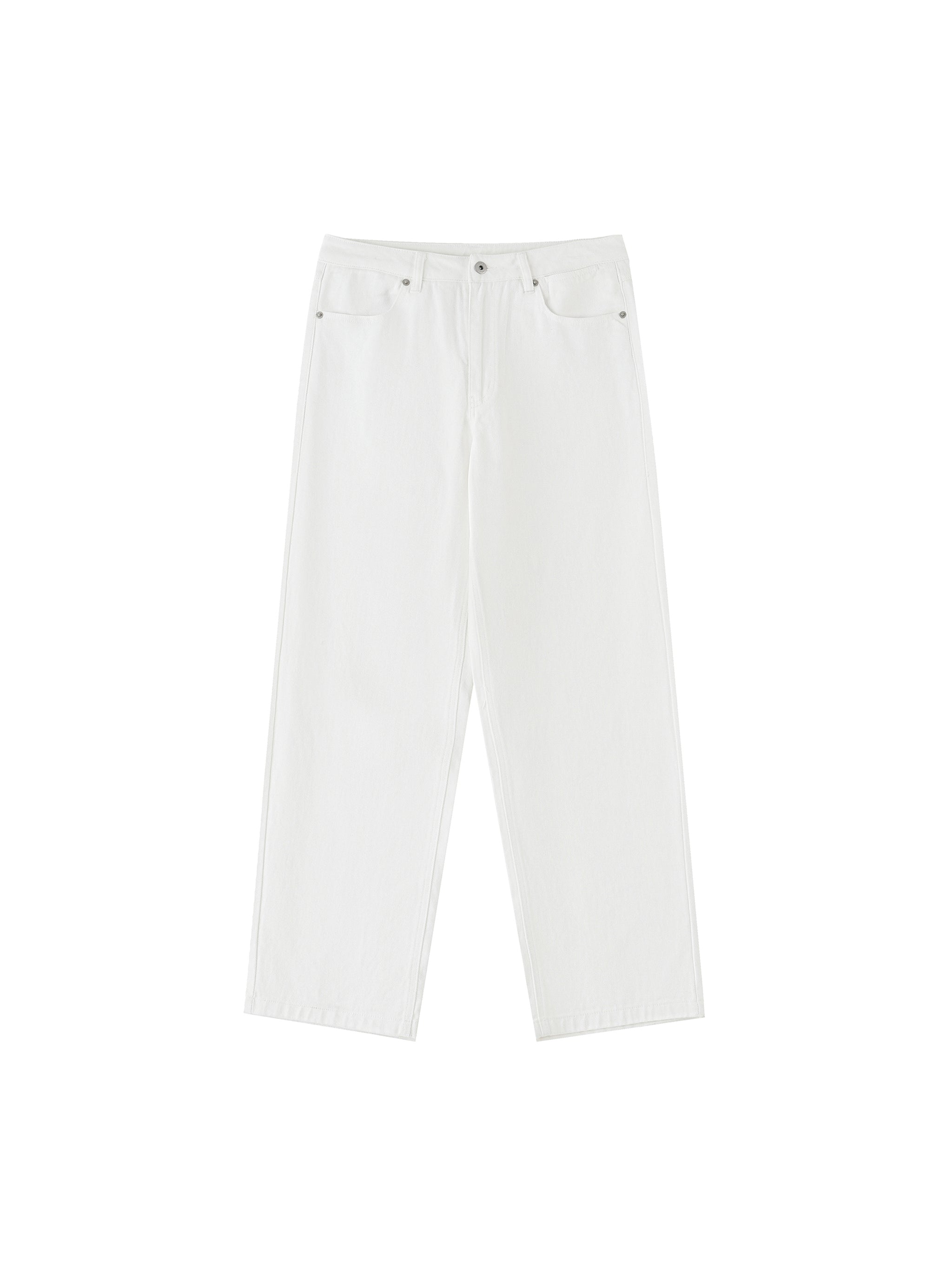 Heavyweight Cotton Straight-Leg Pants