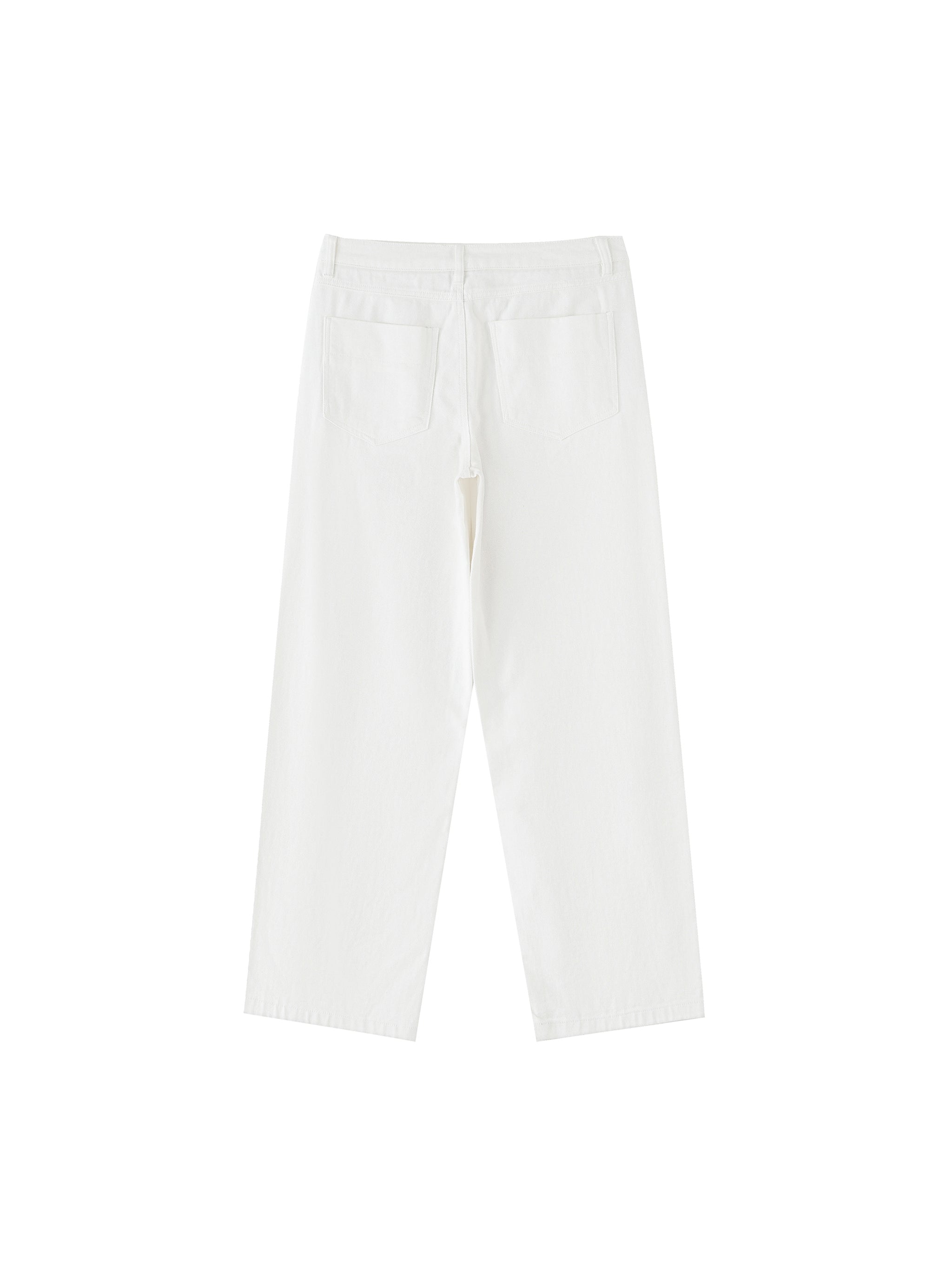 Heavyweight Cotton Straight-Leg Pants