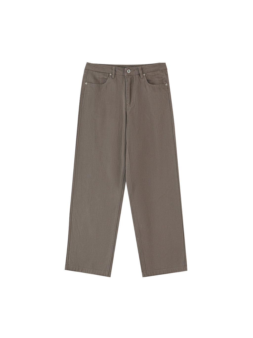 Heavyweight Cotton Straight-Leg Pants