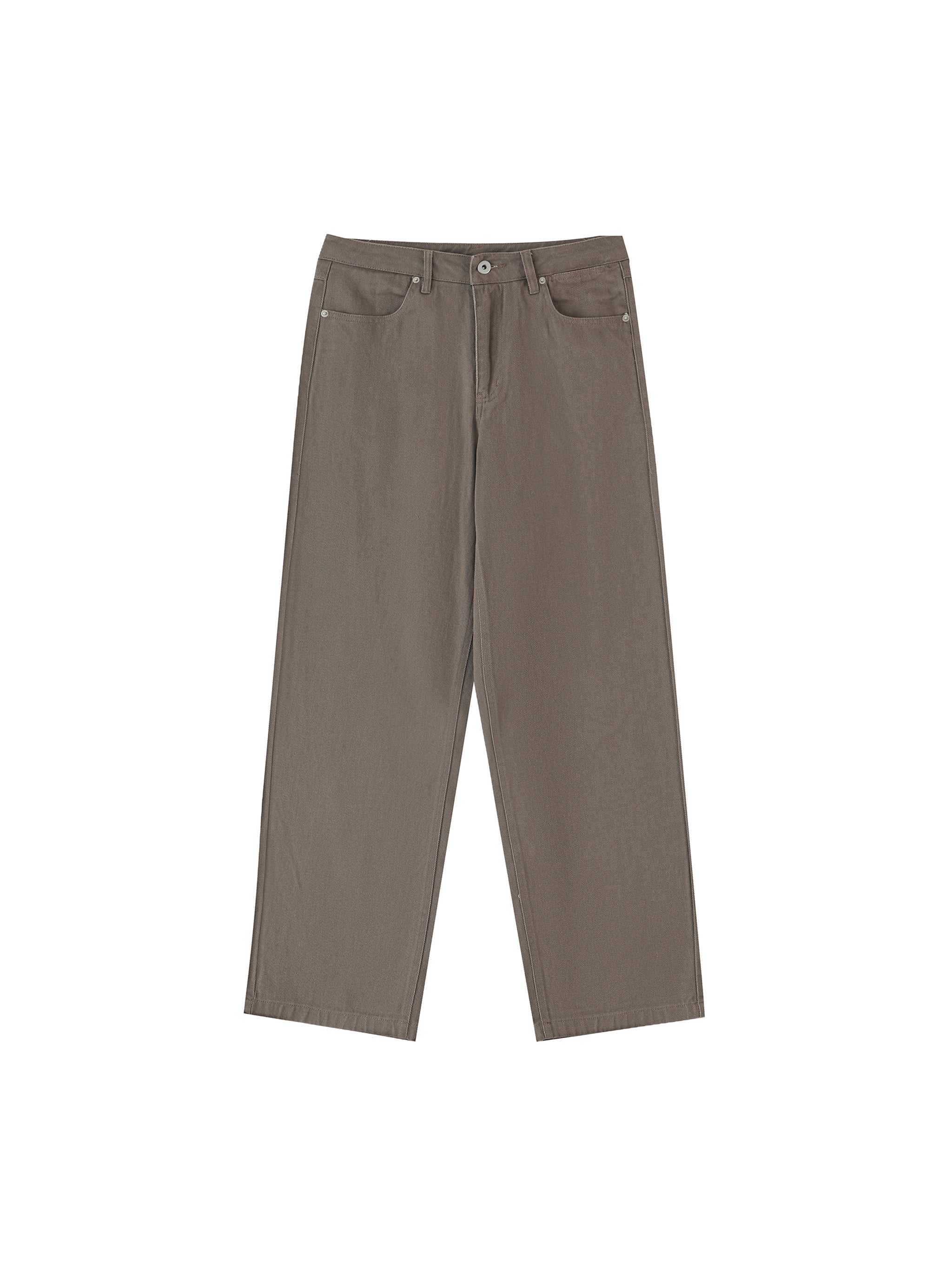 Heavyweight Cotton Straight-Leg Pants