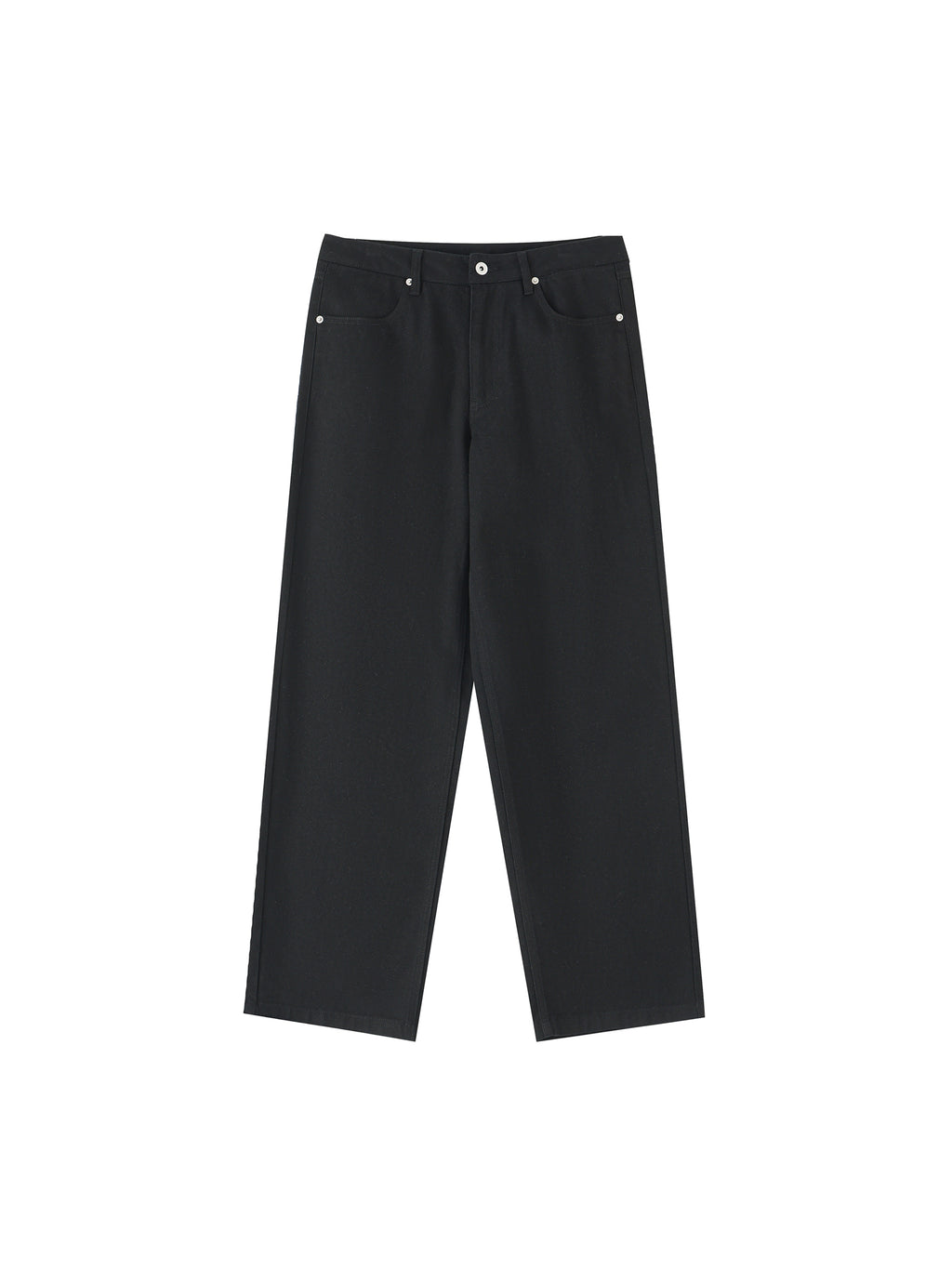 Heavyweight Cotton Straight-Leg Pants
