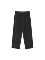 Heavyweight Cotton Straight-Leg Pants