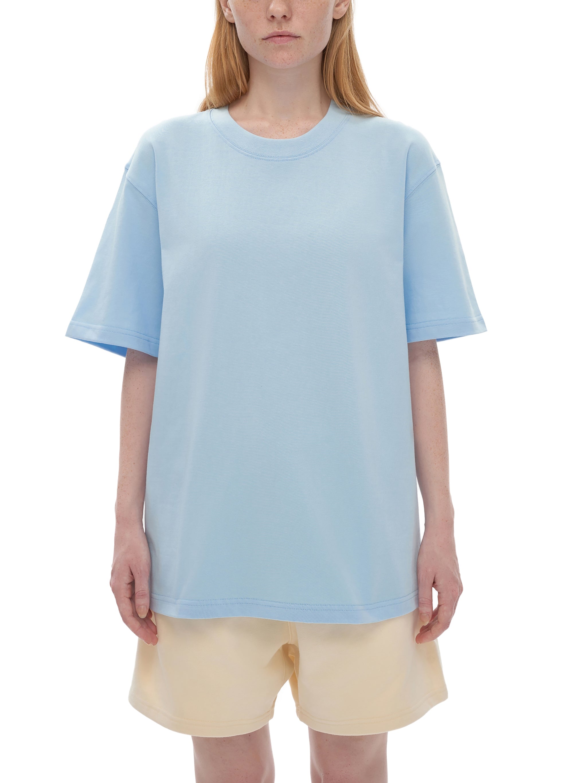Heavyweight Drop Shoulder Cotton T-Shirt - Women