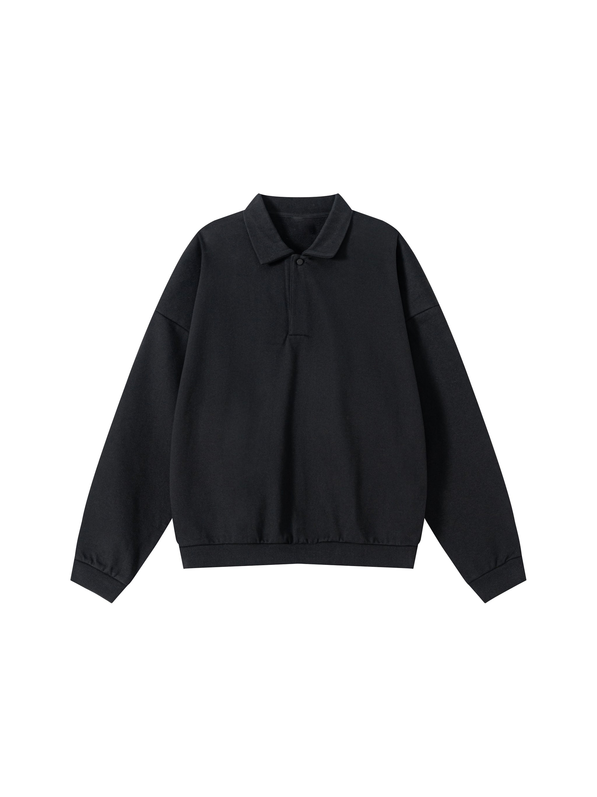 Heavyweight Fleece Polo Sweatshirt