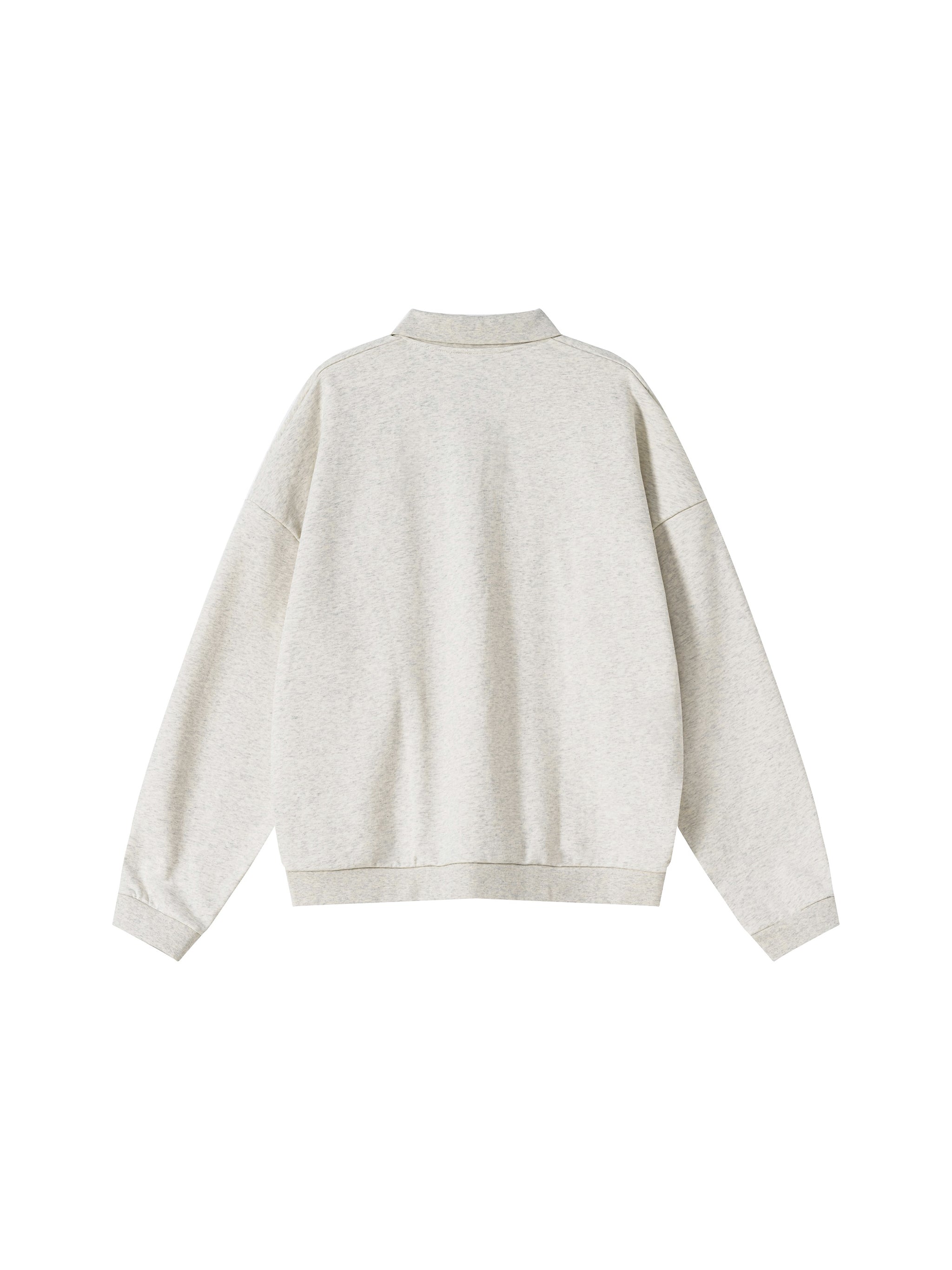 Heavyweight Fleece Polo Sweatshirt