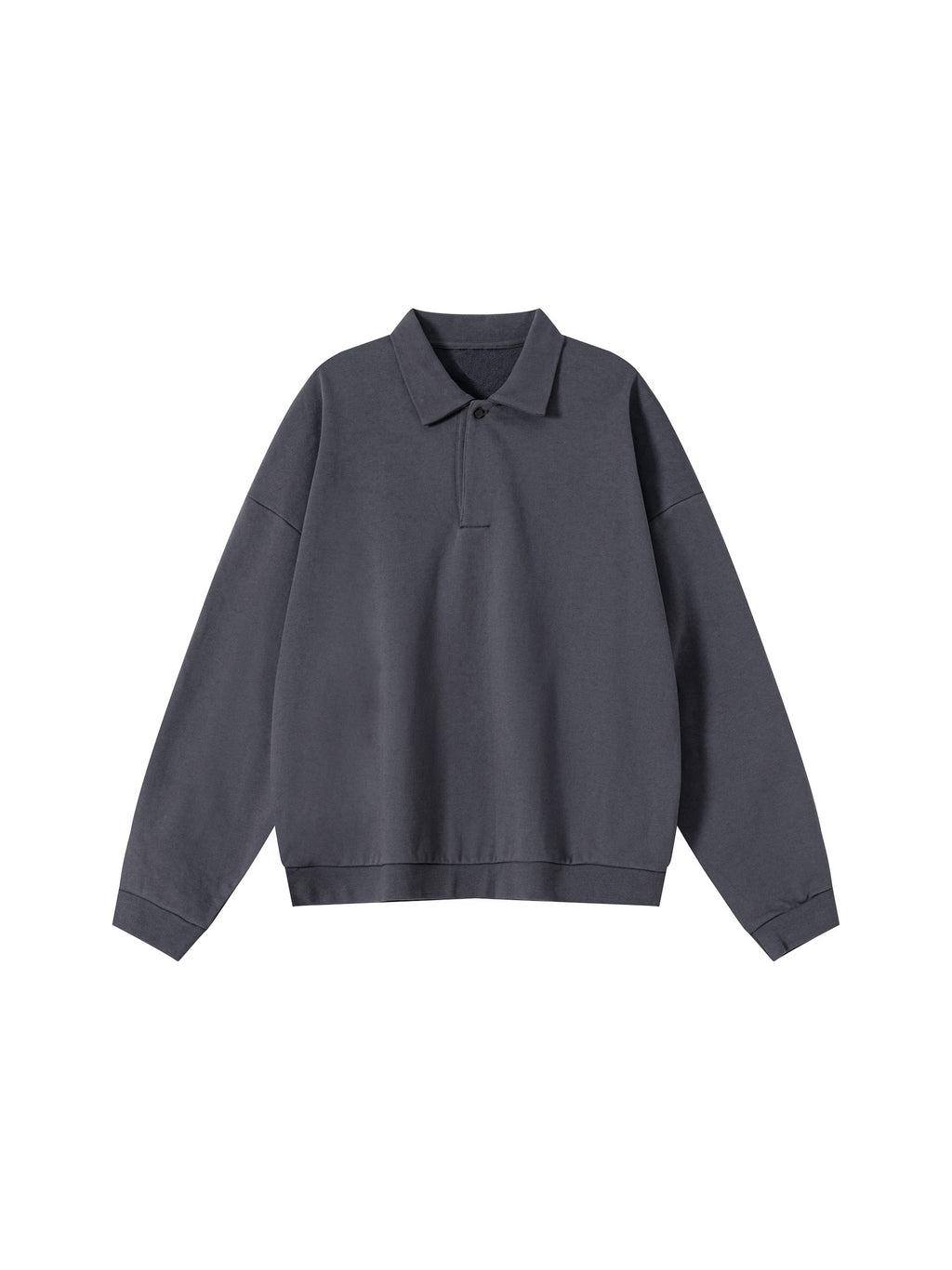 Heavyweight Fleece Polo Sweatshirt