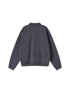 Heavyweight Fleece Polo Sweatshirt