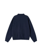 Heavyweight Fleece Polo Sweatshirt