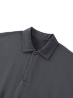 Heavyweight Fleece Polo Sweatshirt
