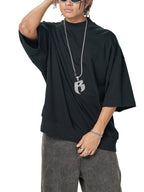 Heavyweight Oversized Mock Neck T-shirt