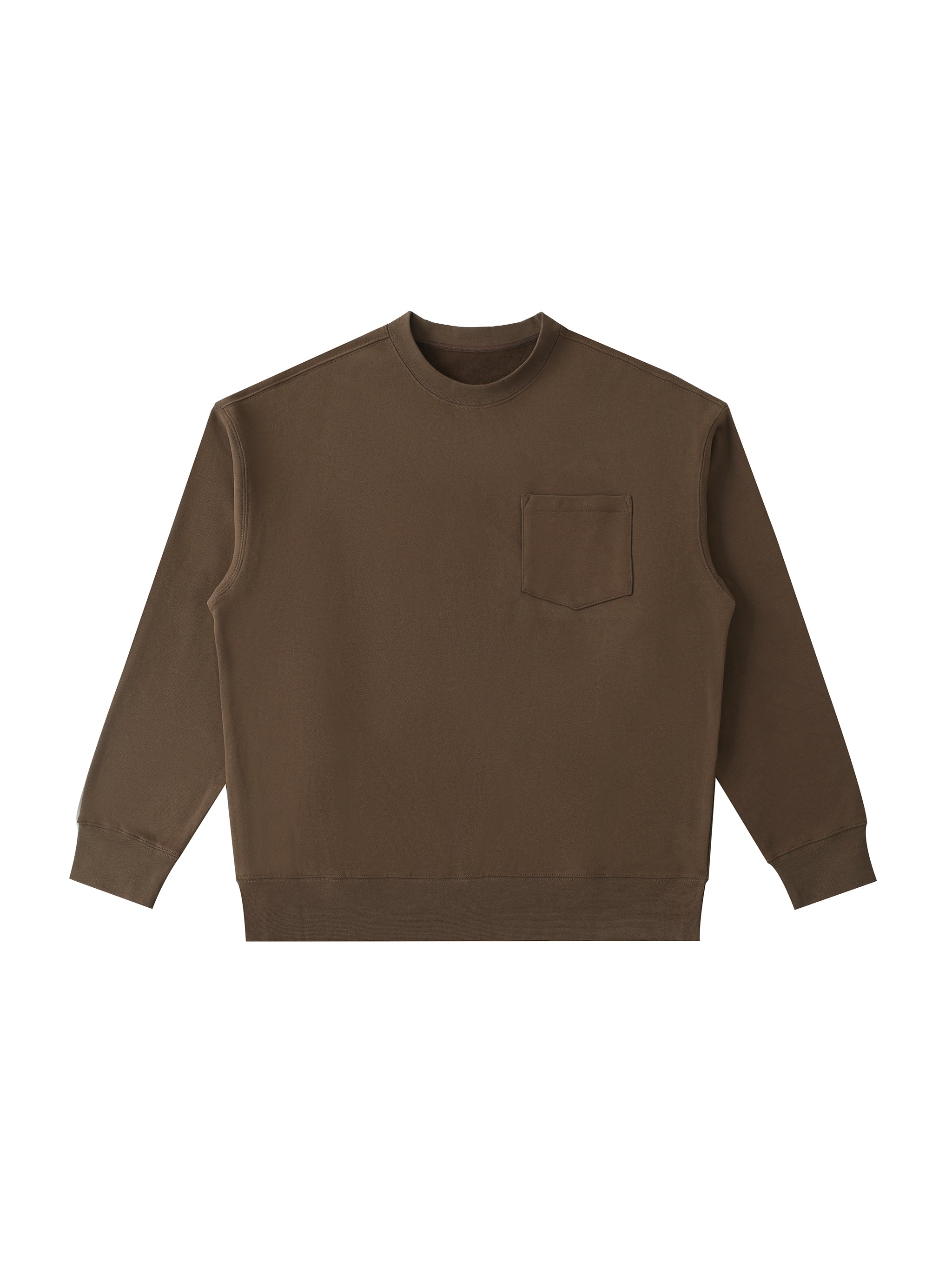 Heavyweight Patch Pocket Crewneck Sweatshirt