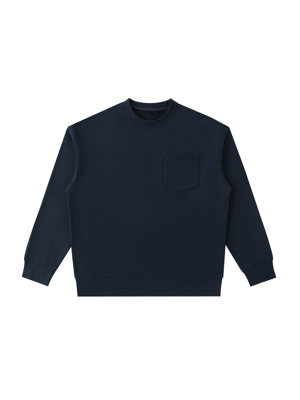 Heavyweight Patch Pocket Crewneck Sweatshirt