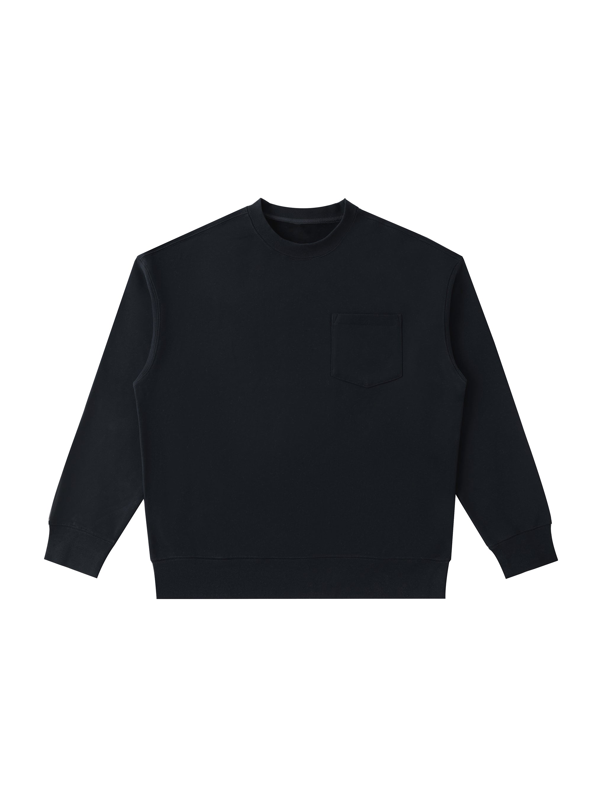 Heavyweight Patch Pocket Crewneck Sweatshirt