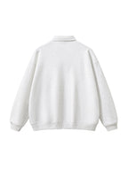 Heavyweight Polo-Collar Sweatshirt