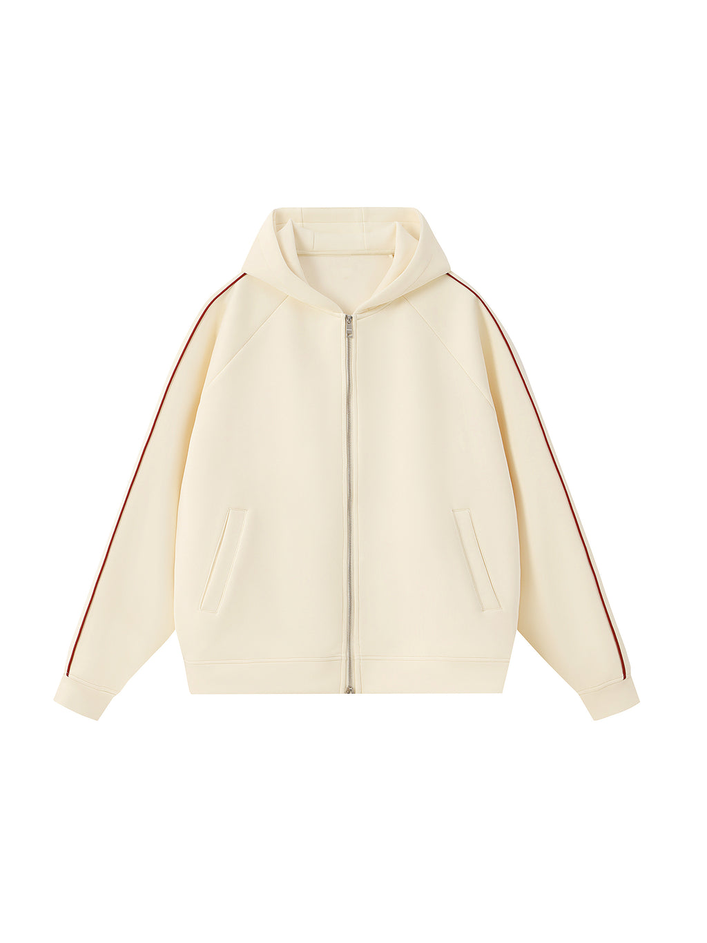 Heavyweight Raglan Sleeve Zip Hoodie