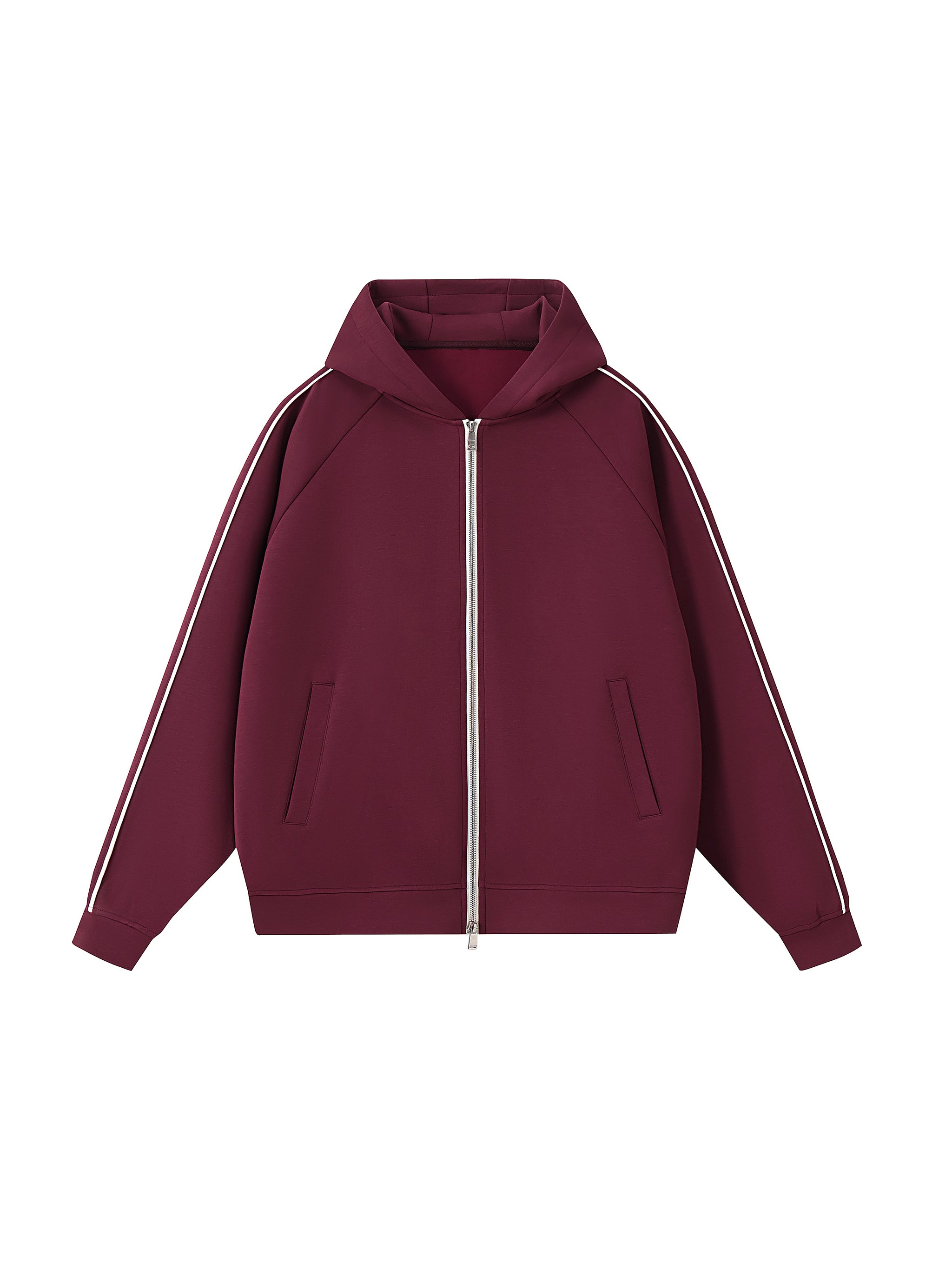 Heavyweight Raglan Sleeve Zip Hoodie