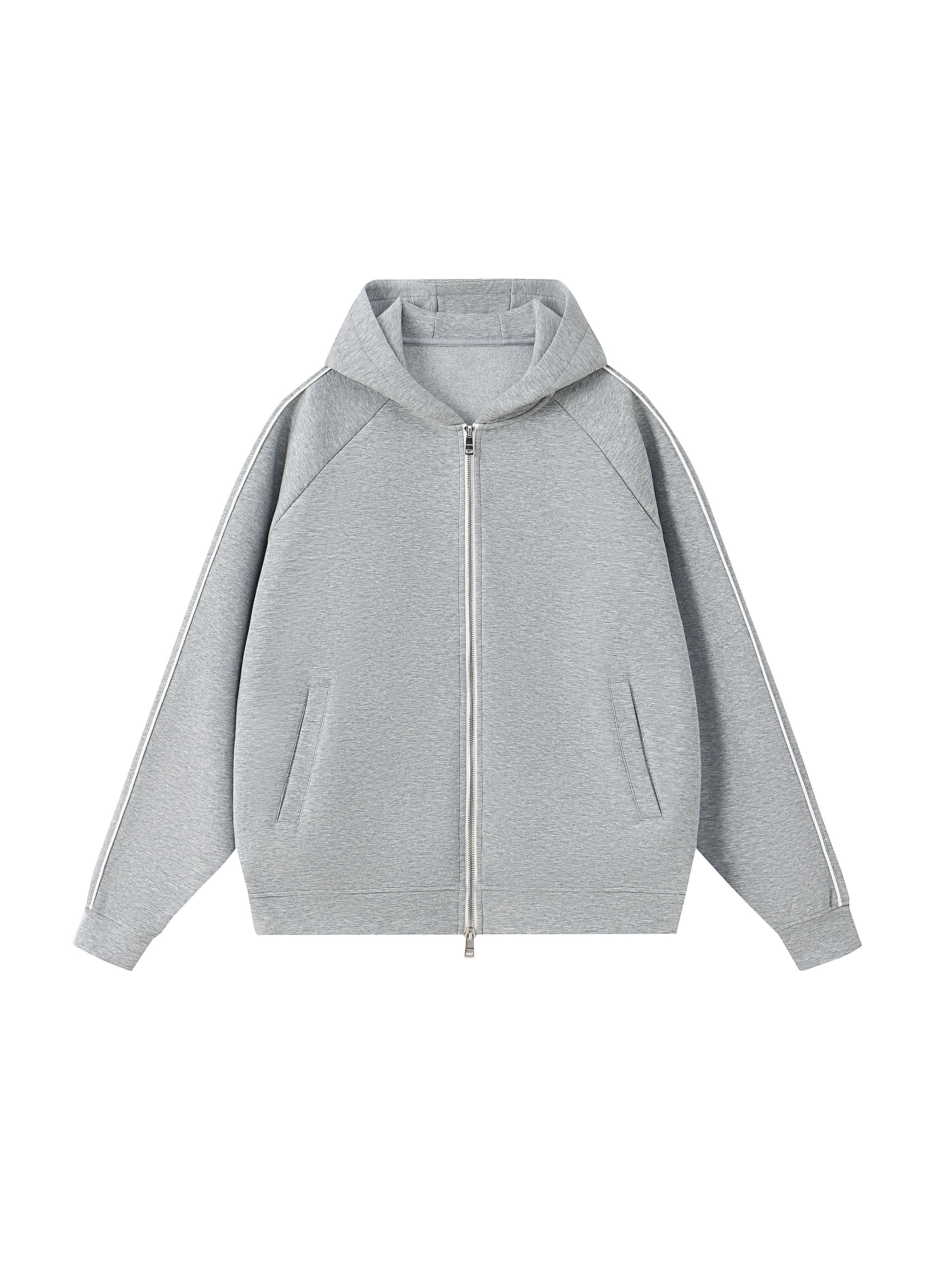 Heavyweight Raglan Sleeve Zip Hoodie