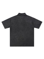 Heavyweight Snow-Washed Polo T-Shirt