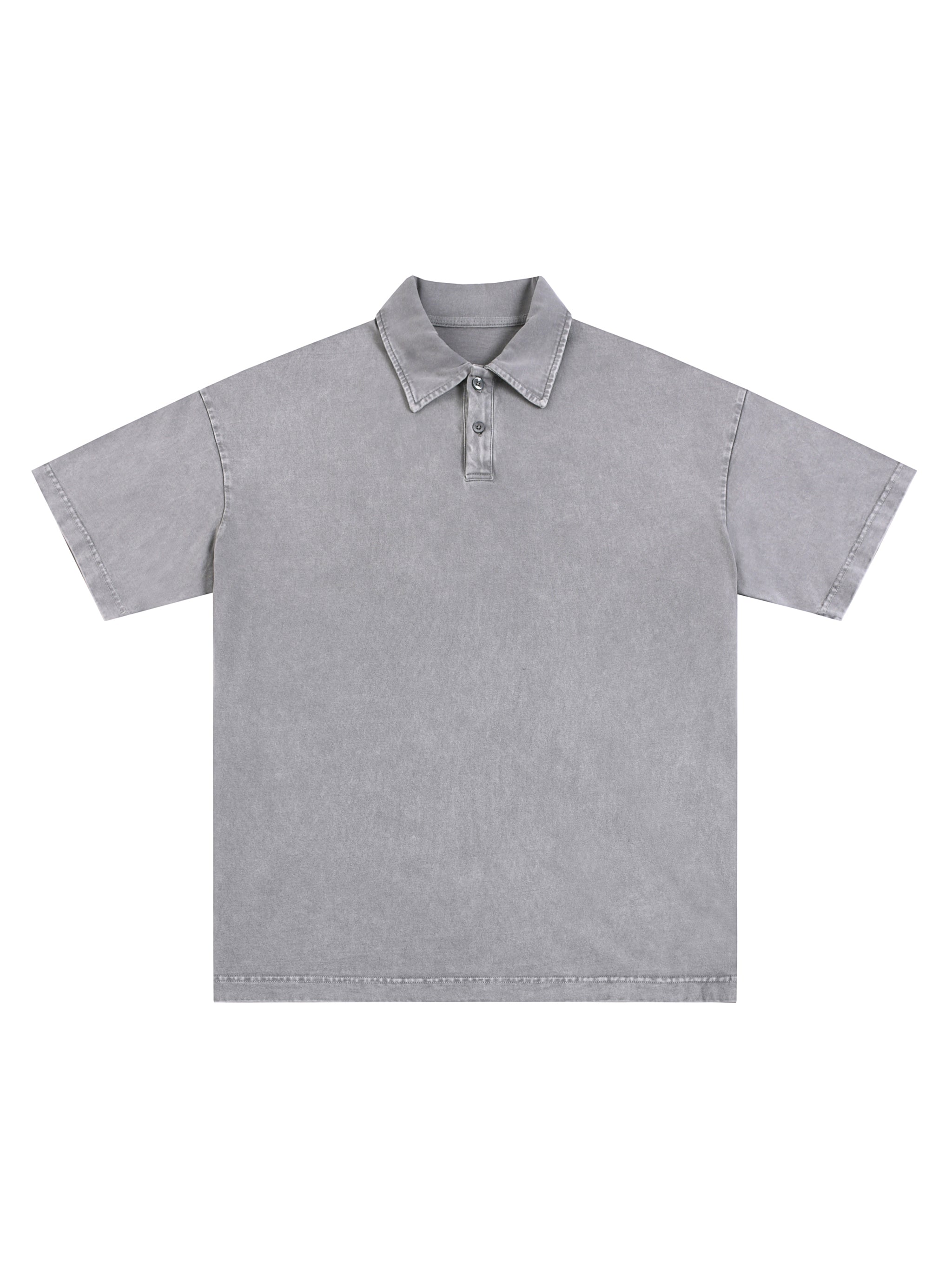 Heavyweight Snow-Washed Polo T-Shirt