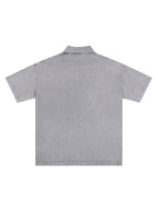 Heavyweight Snow-Washed Polo T-Shirt