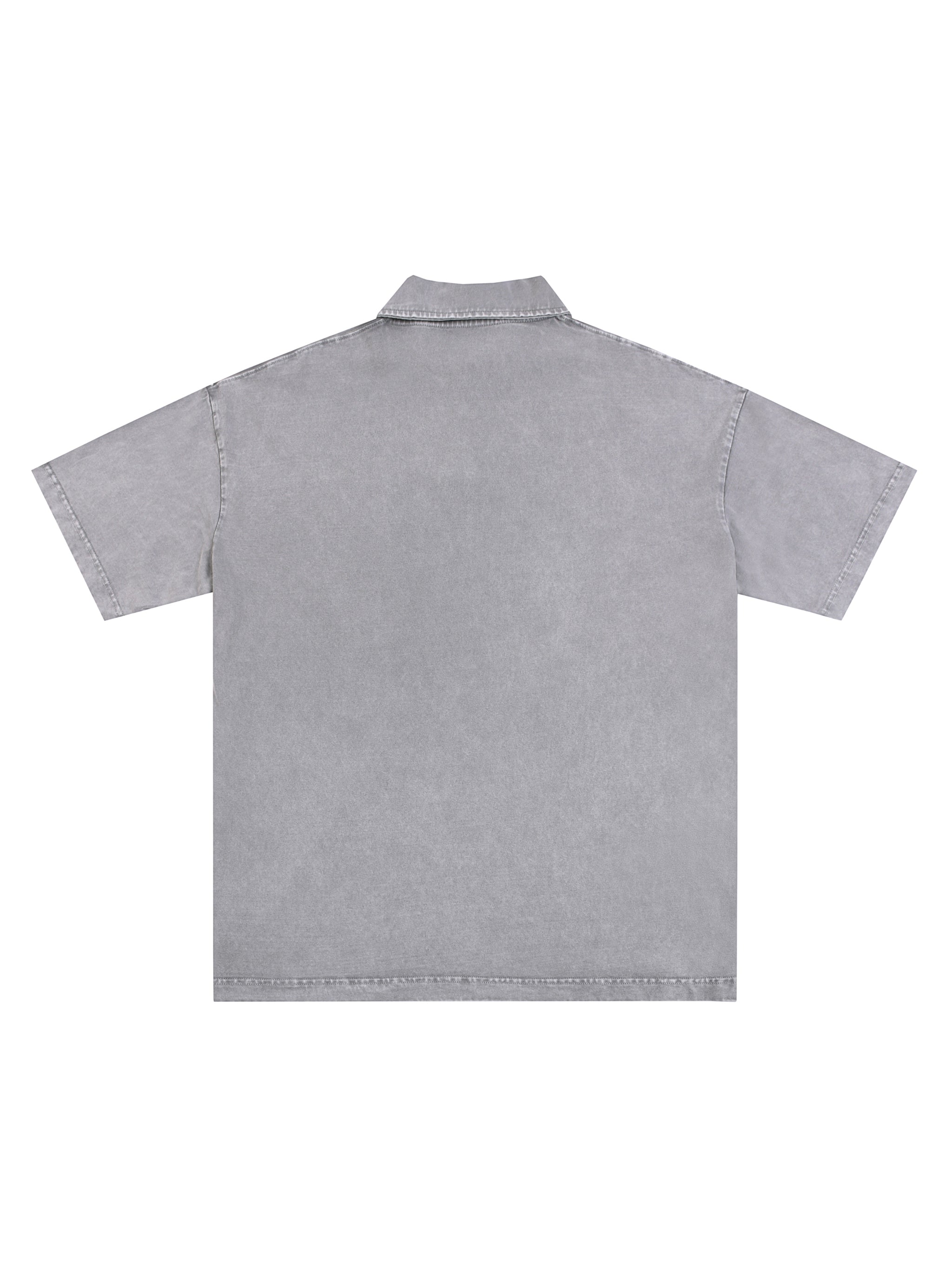 Heavyweight Snow-Washed Polo T-Shirt