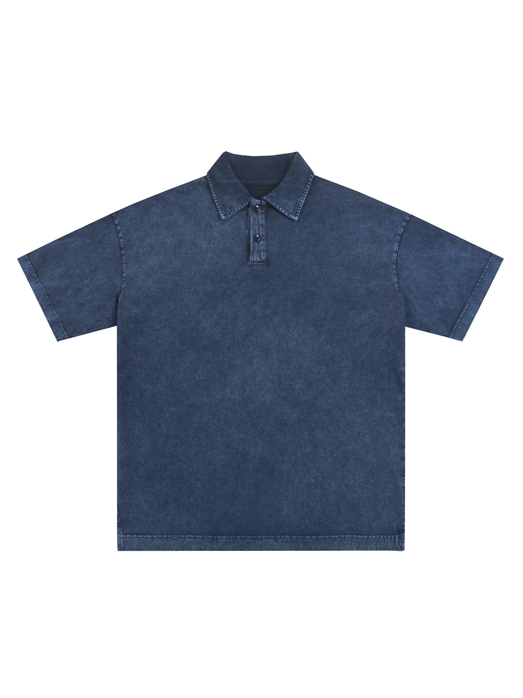 Heavyweight Snow-Washed Polo T-Shirt