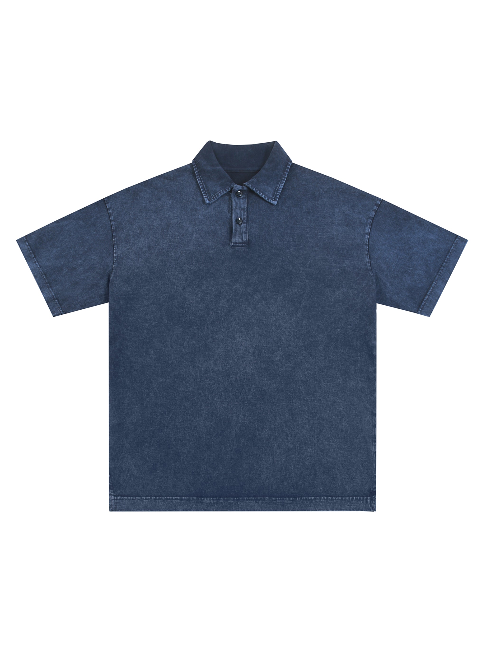 Heavyweight Snow-Washed Polo T-Shirt