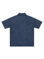 Heavyweight Snow-Washed Polo T-Shirt