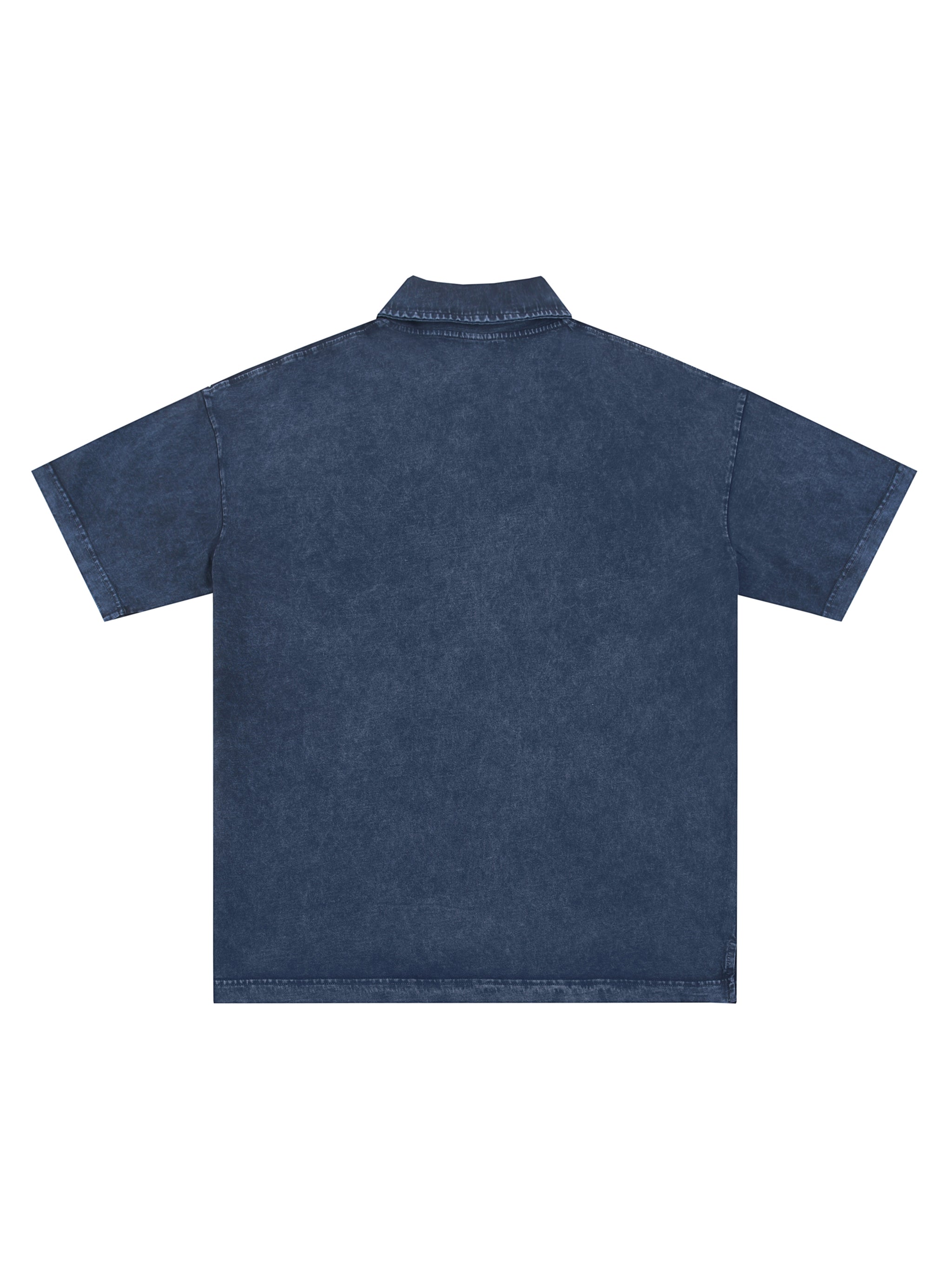 Heavyweight Snow-Washed Polo T-Shirt