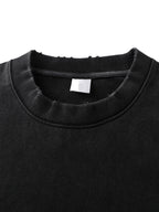 Heavyweight Vintage Washed Frayed T-Shirt