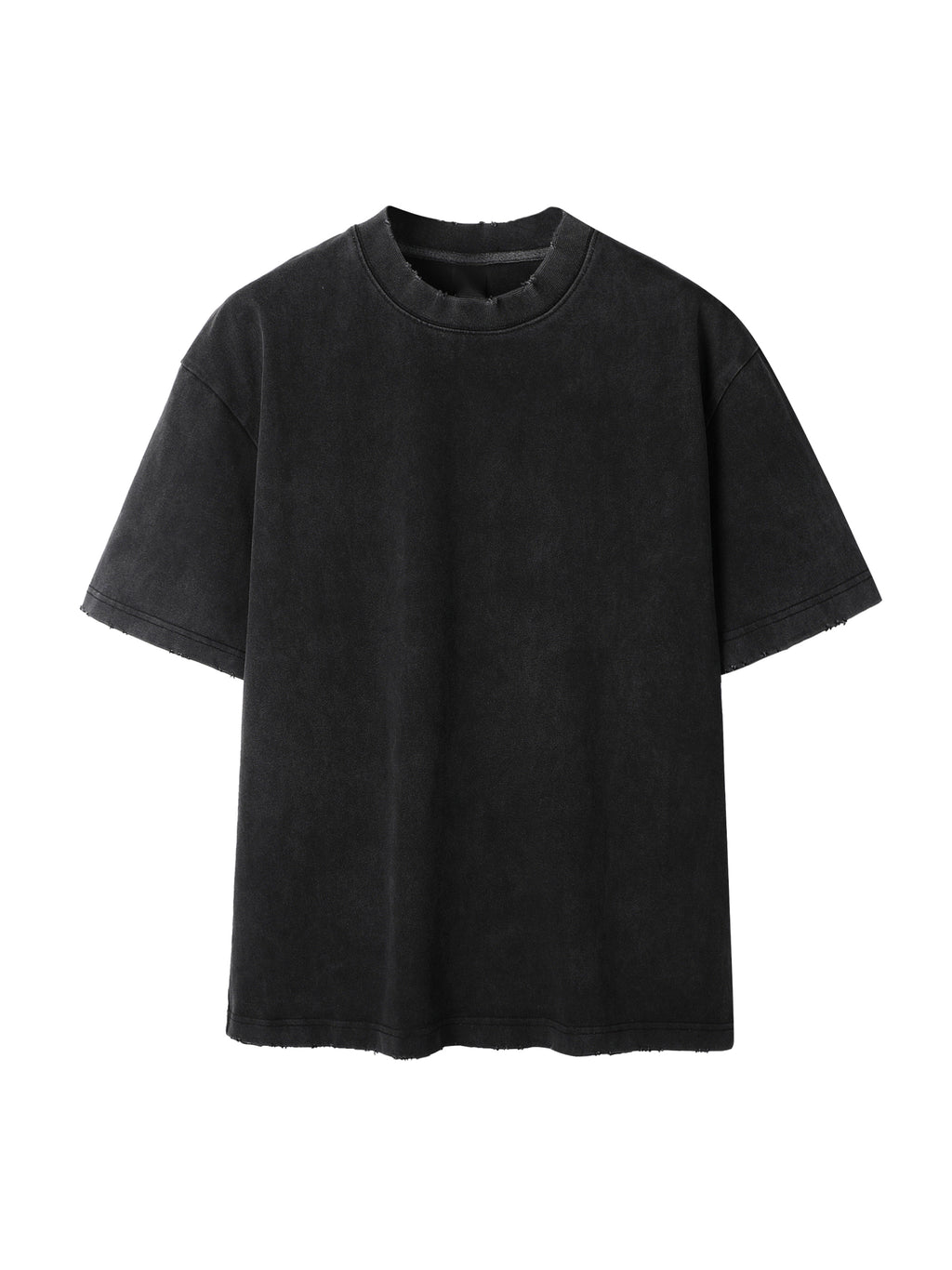 Heavyweight Vintage Washed Frayed T-Shirt