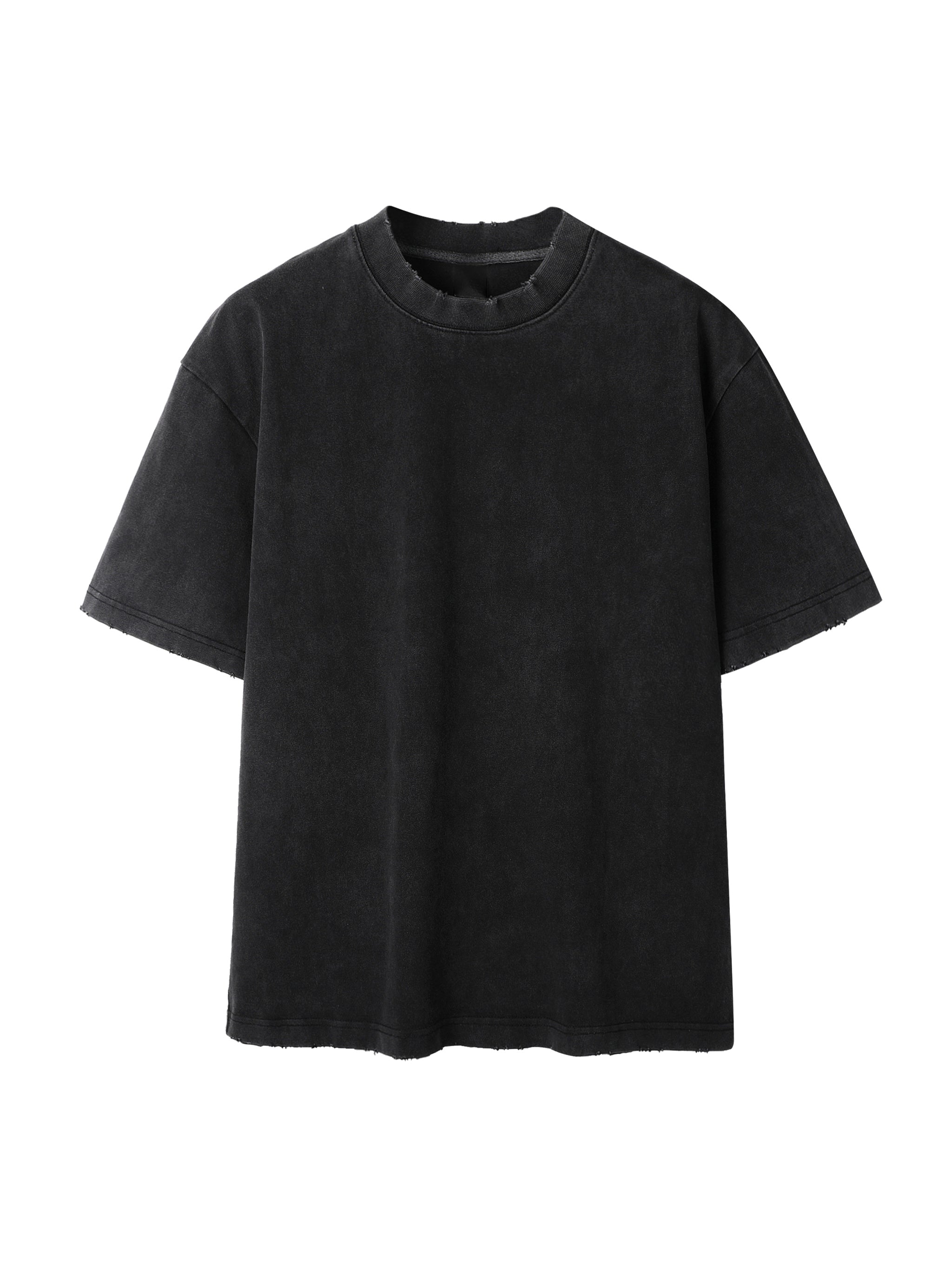 Heavyweight Vintage Washed Frayed T-Shirt