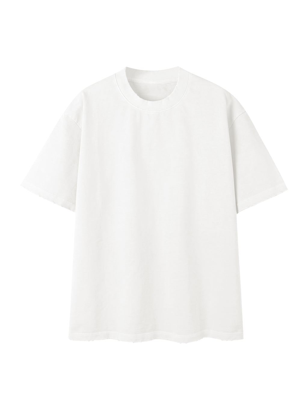 Heavyweight Vintage Washed Frayed T-Shirt