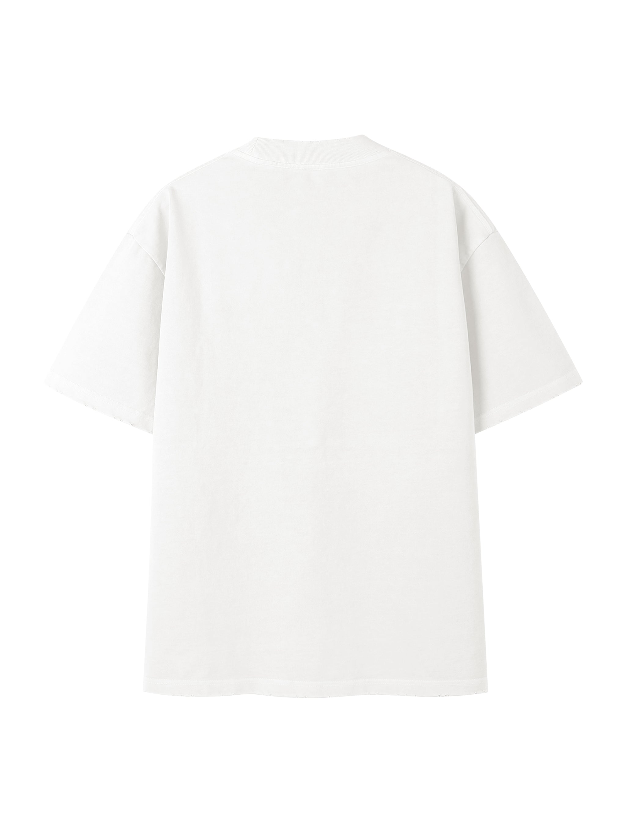 Heavyweight Vintage Washed Frayed T-Shirt