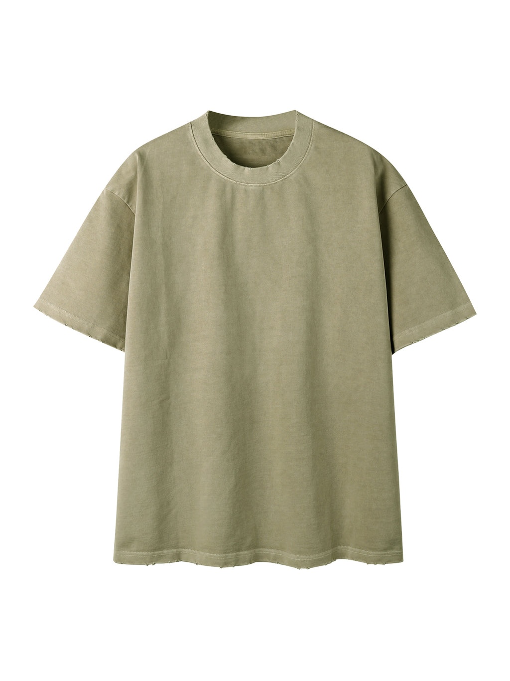 Heavyweight Vintage Washed Frayed T-Shirt