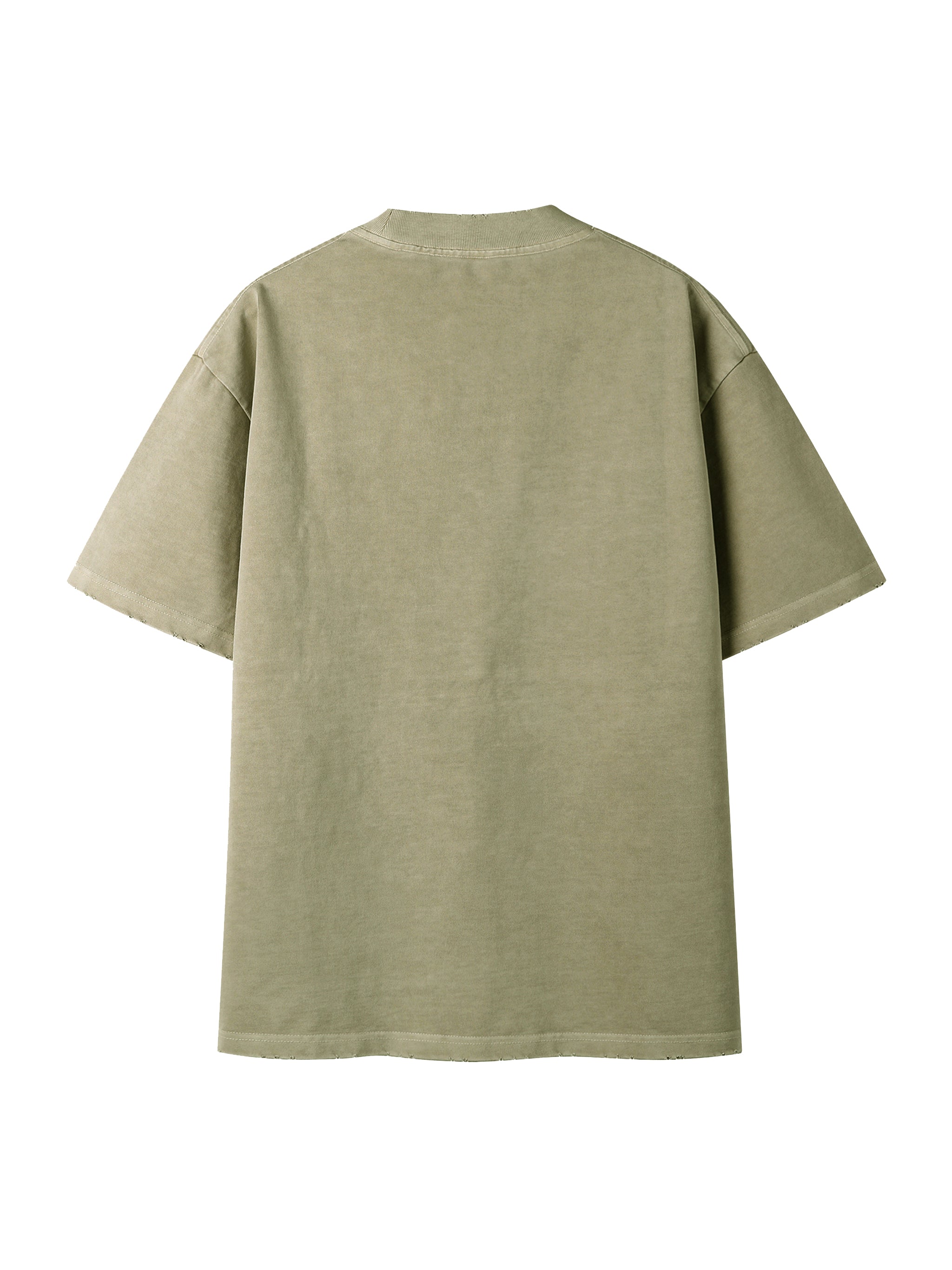Heavyweight Vintage Washed Frayed T-Shirt
