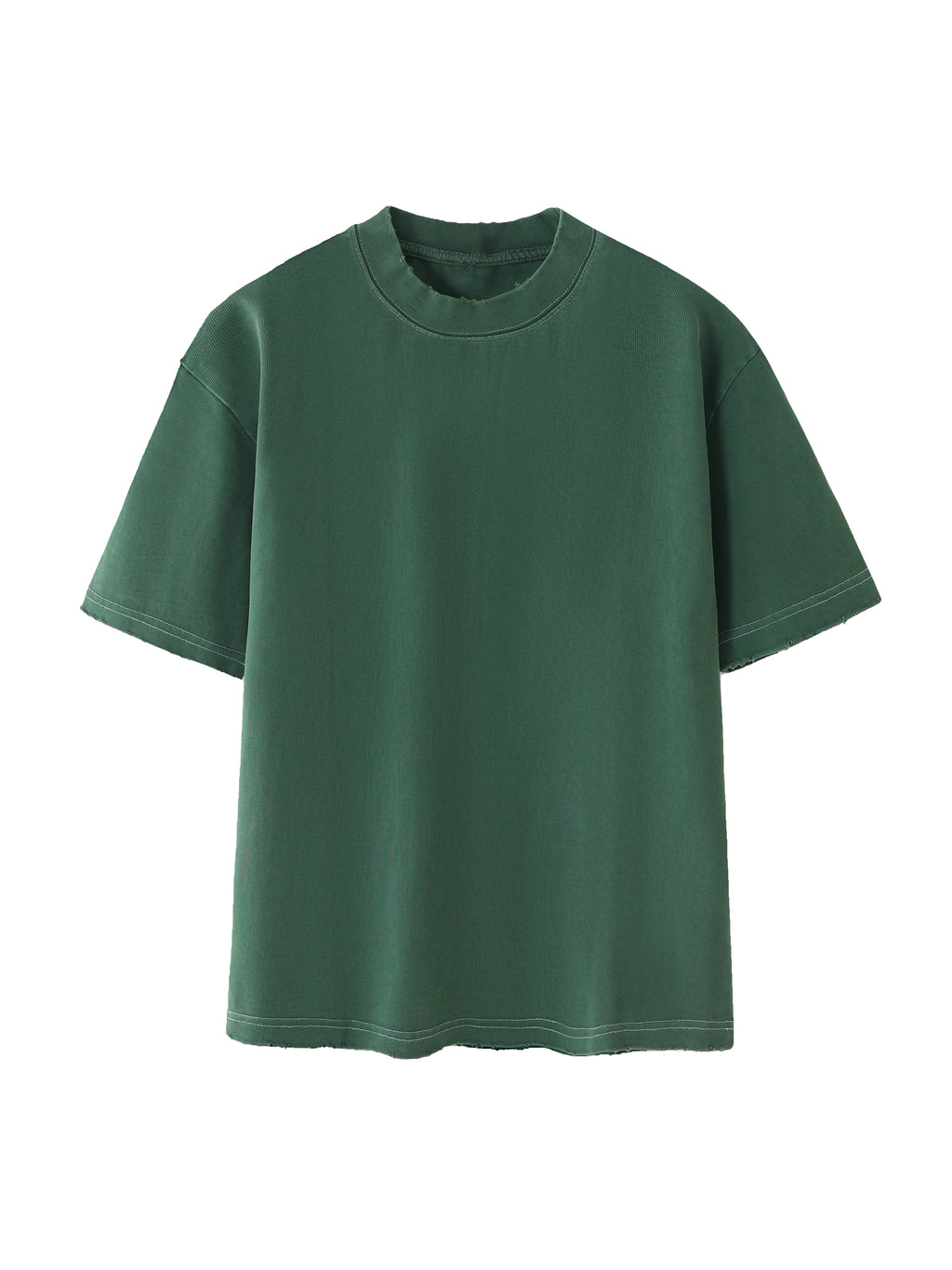 Heavyweight Vintage Washed Frayed T-Shirt