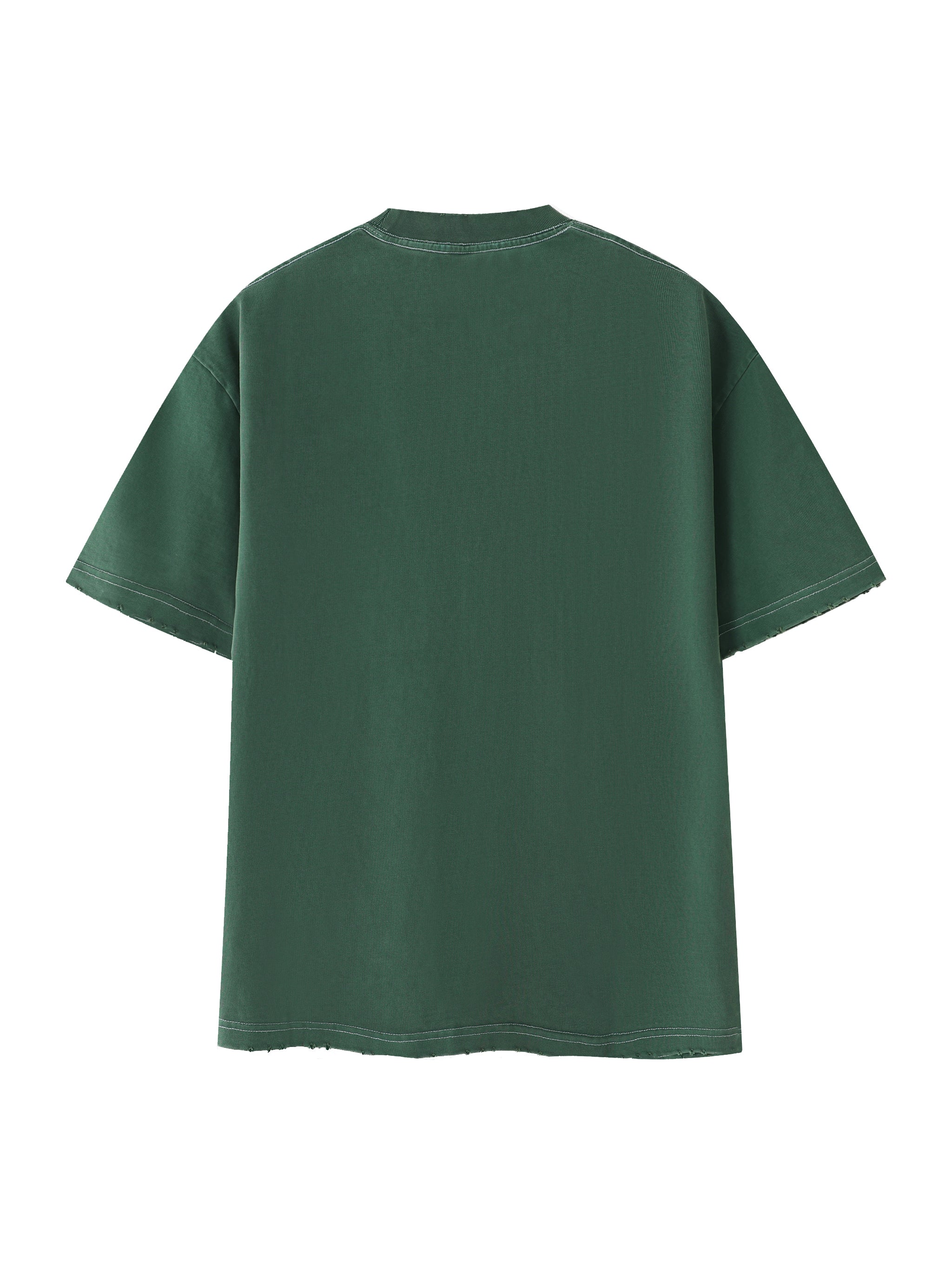 Heavyweight Vintage Washed Frayed T-Shirt