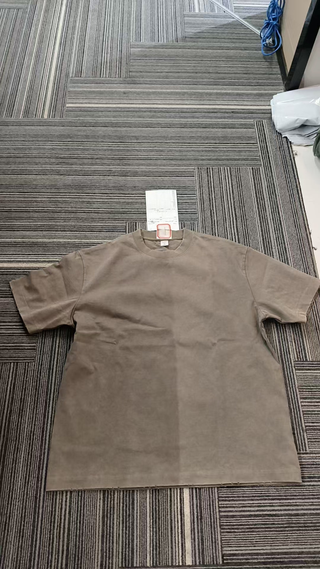 Heavyweight Vintage Washed Frayed T-Shirt