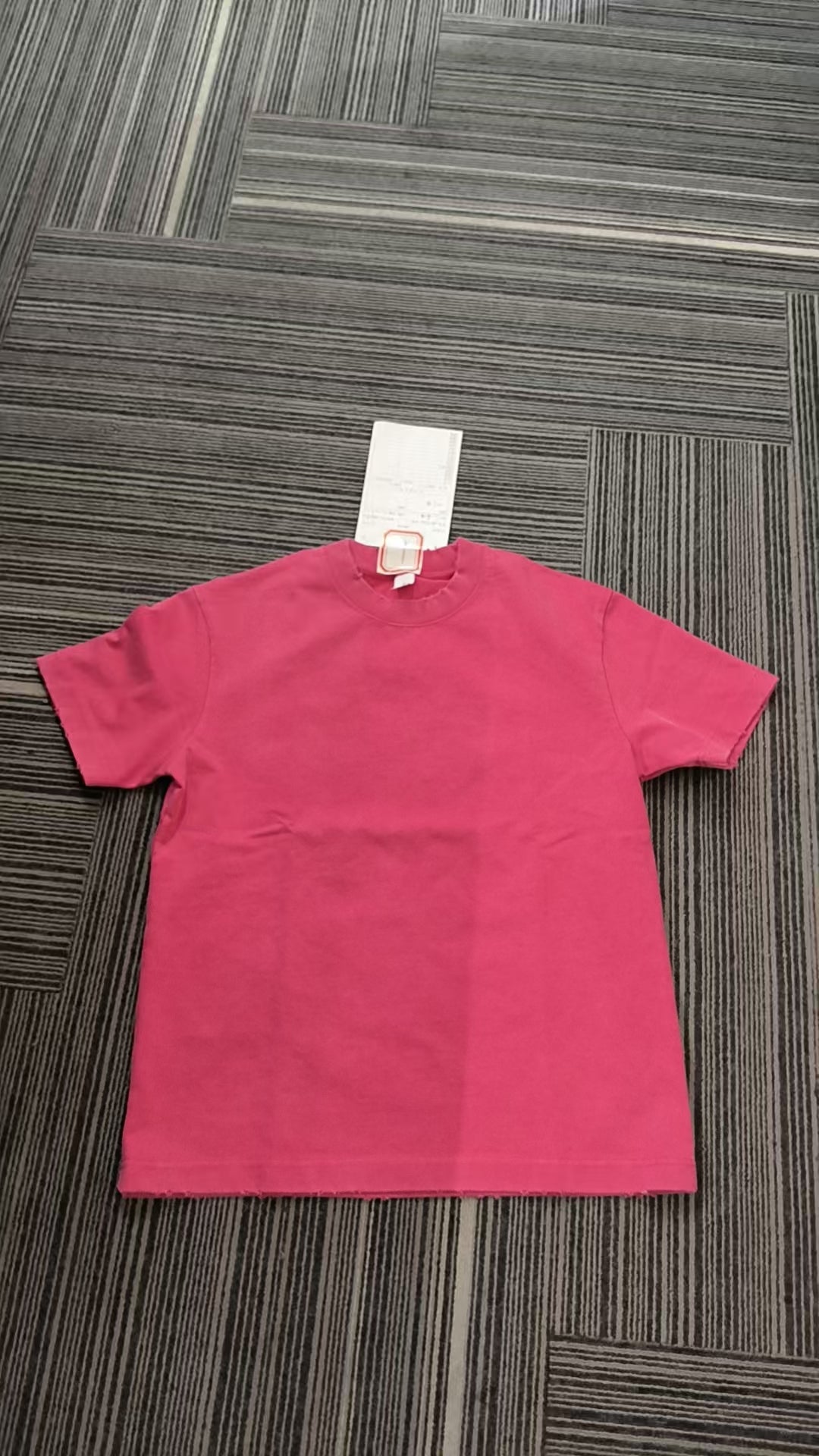 Heavyweight Vintage Washed Frayed T-Shirt