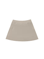 High-Waist Pocketed A-Line Skirt
