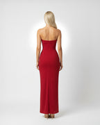 High Slit Tube Maxi Dress