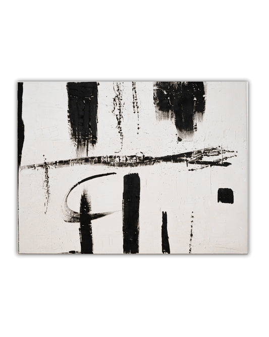 Handmade Abstract Textured Stone Painting (Landscape)